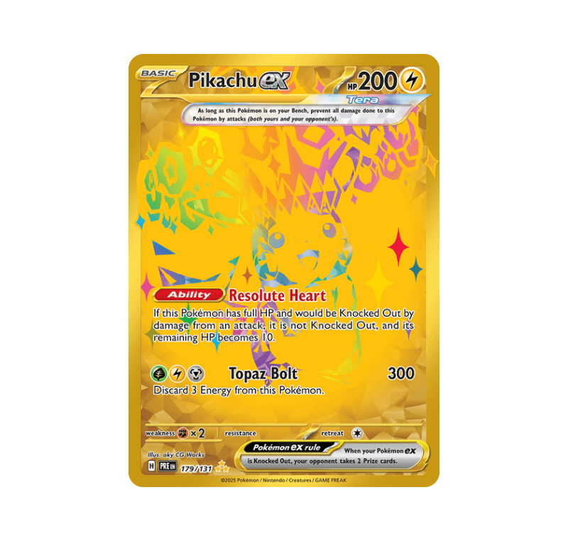 Pikachu ex (PRE 179)