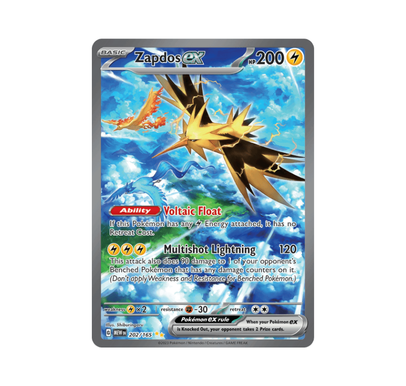 Zapdos ex (MEW 202)