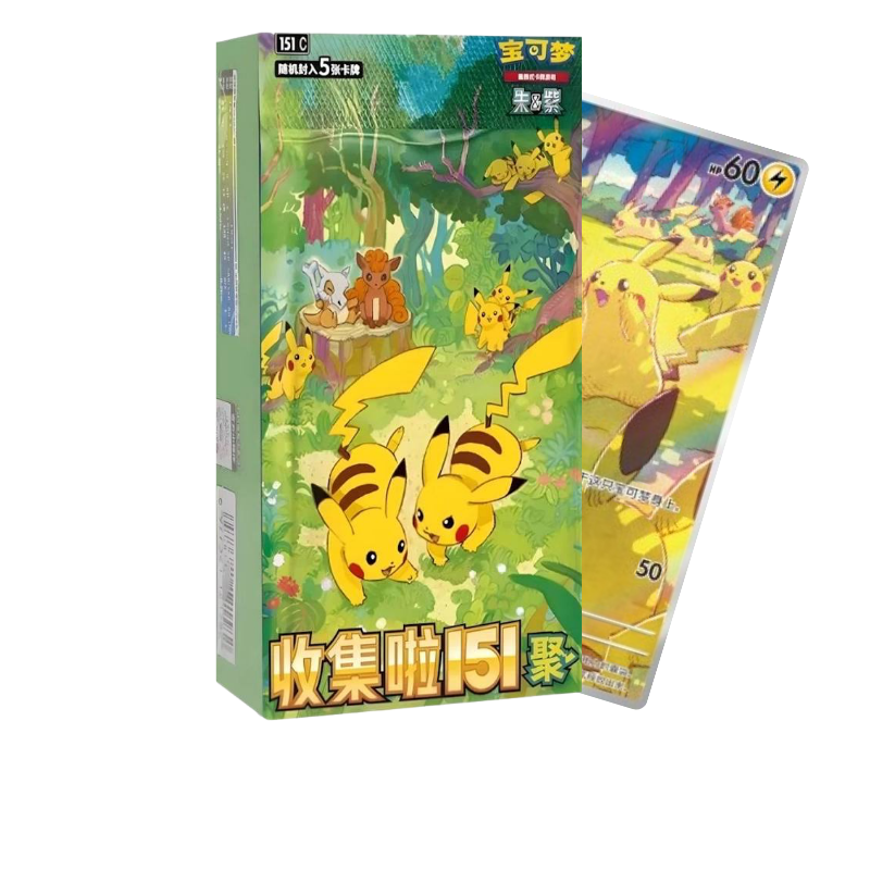 LIVEBREAK - Pokémon TCG: Collect 151 Gathering Slim Booster Box (Kinesisk)