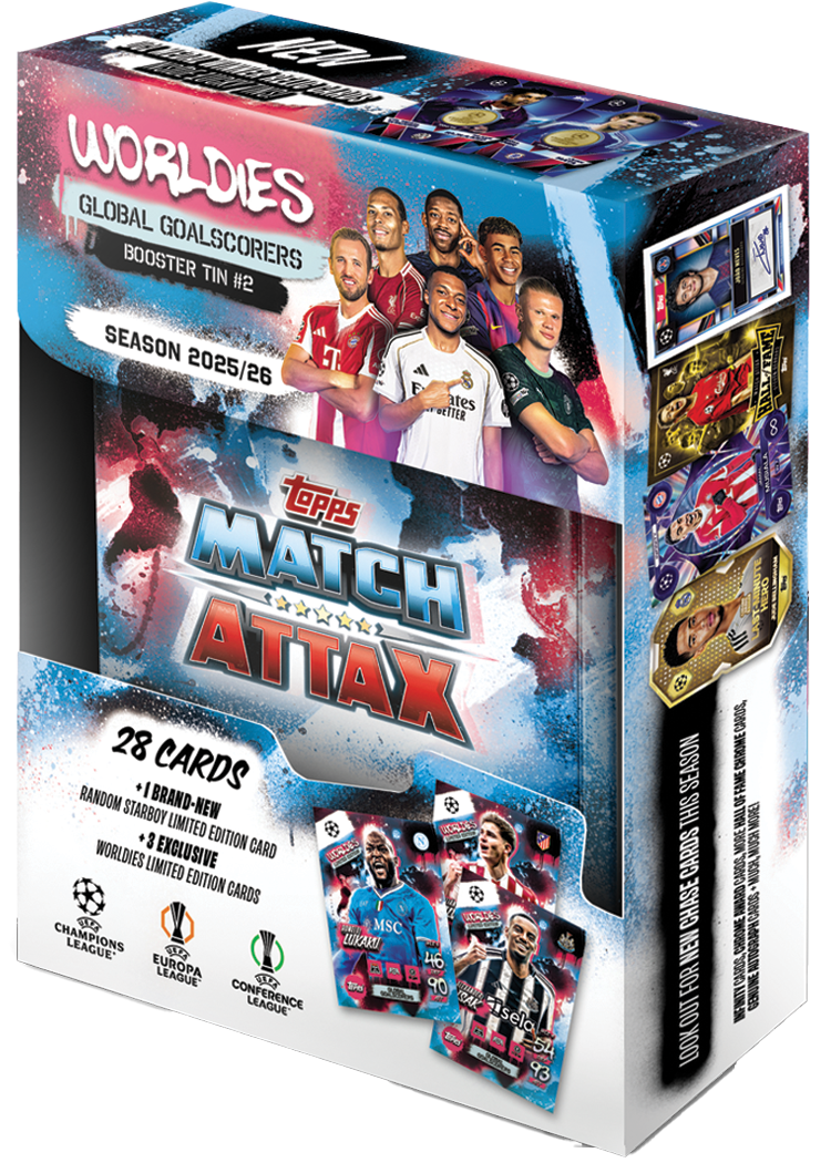 Topps Match Attax Champions League 2025/26 Booster Tin - Global Goalscorers