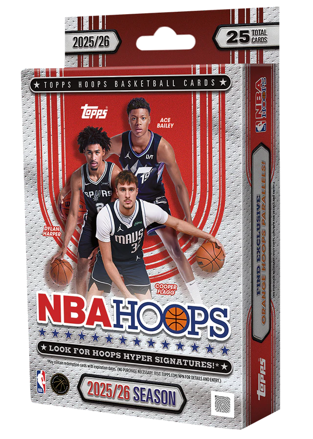 Topps NBA Hoops Basketball 2025/26 - Hanger Box