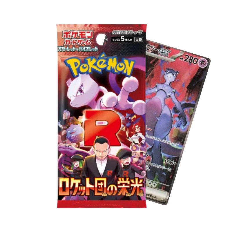 LIVEBREAK - Pokémon TCG: SV10: Glory Of Team Rocket - Booster pack (Japansk)
