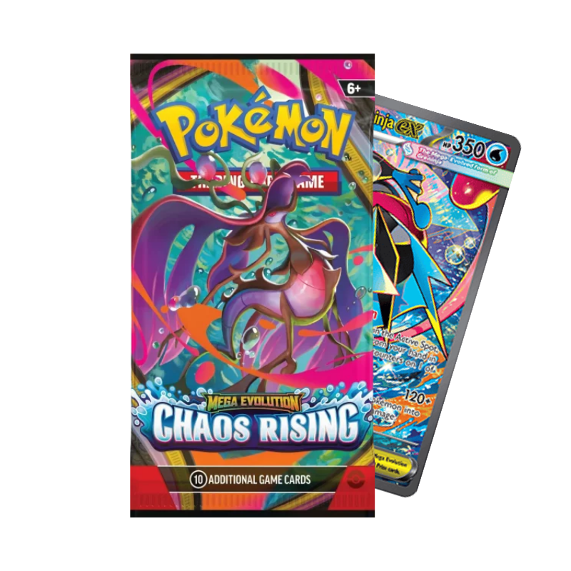 LIVEBREAK - Pokémon TCG: Mega Evolution: Chaos Rising - Booster pack