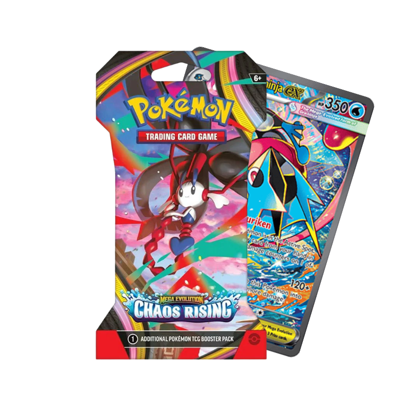 LIVEBREAK - Pokémon TCG: Mega Evolution: Chaos Rising - Booster pack sleeved