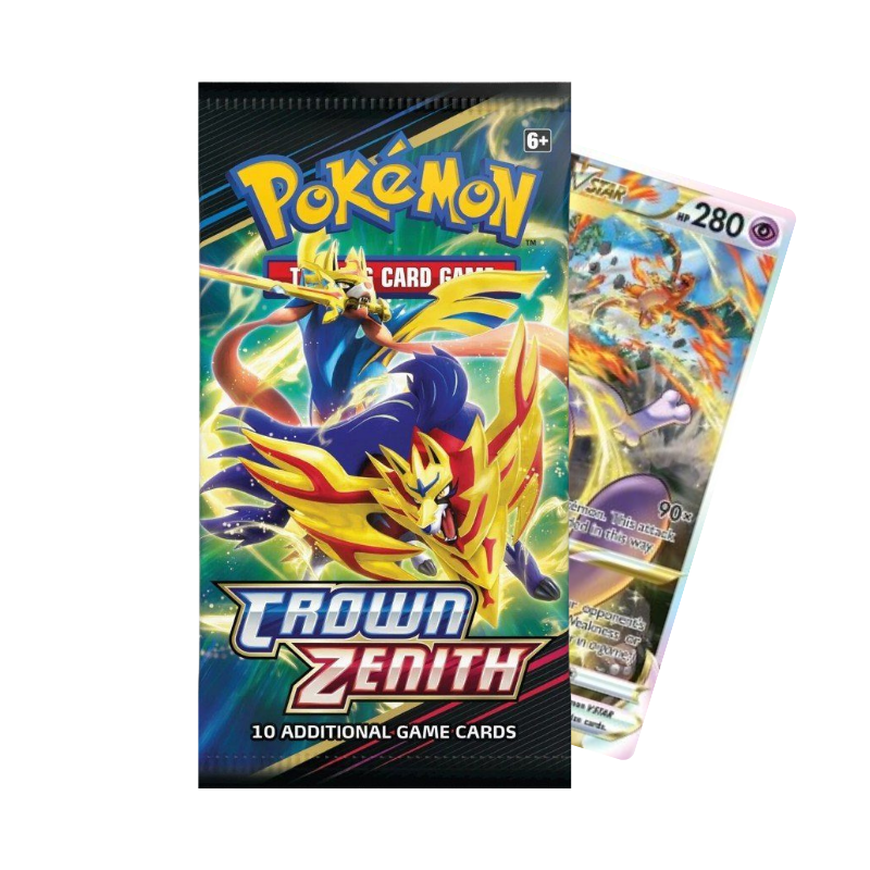 LIVEBREAK - Pokémon TCG: Sword & Shield: Crown Zenith - Booster pack*