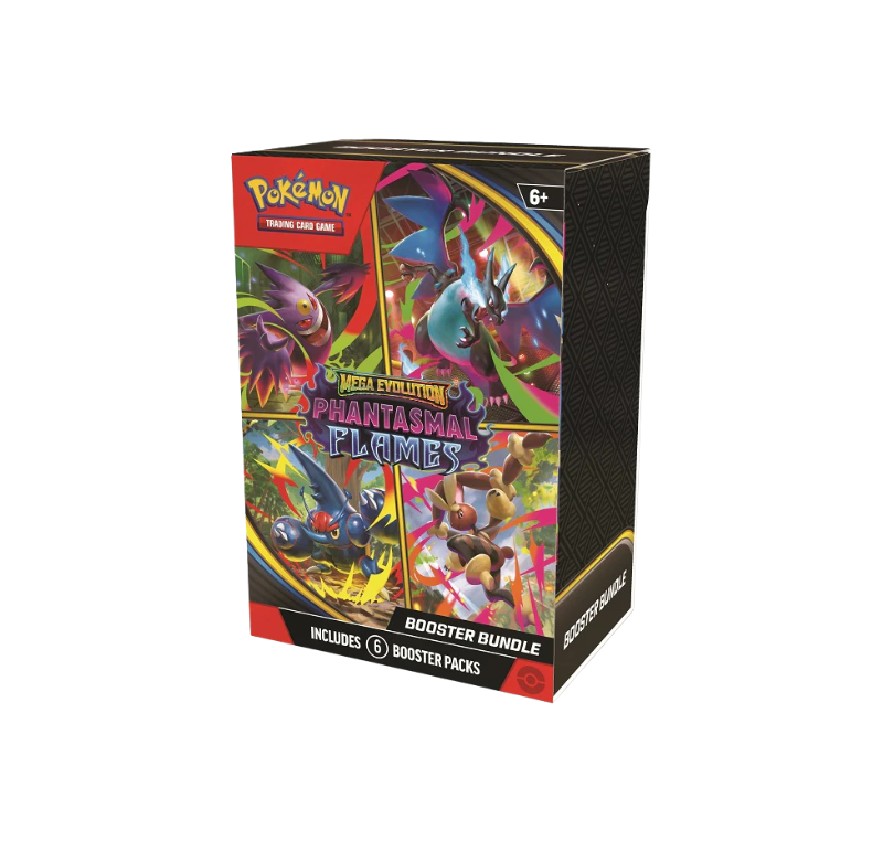 LIVEBREAK - Pokémon TCG: Mega Evolutions: Phantasmal Flames Booster Bundle