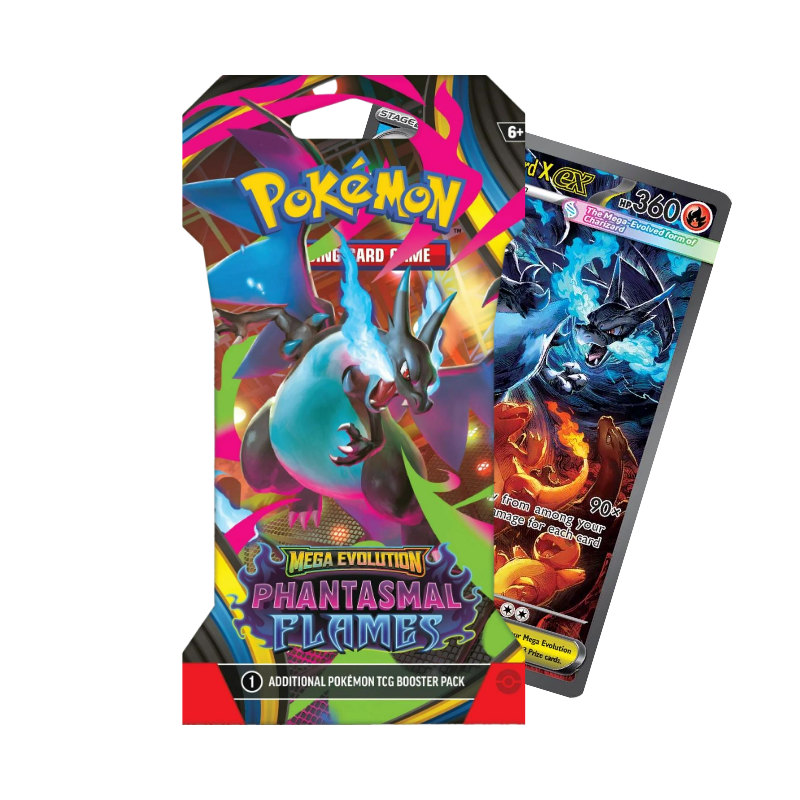 LIVEBREAK - Pokémon TCG: Phantasmal Flames Sleeved Booster Pack*