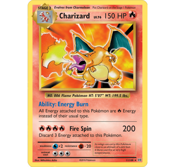 Charizard Evolutions 11/108 (LP-good)
