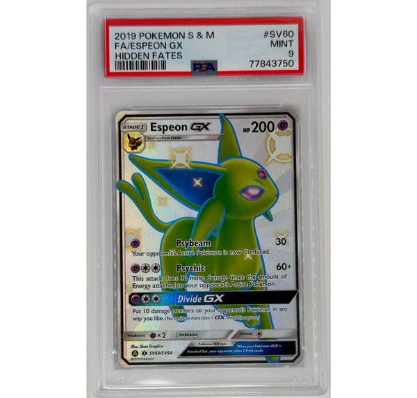 Shiny Espeon GX – SV60/SV94 PSA 9