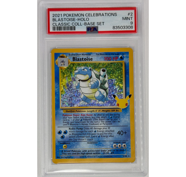 Blastoise #2 Classic Collection PSA 9 [SWSH Celebrations]