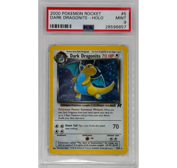 Dark Dragonite PSA 9