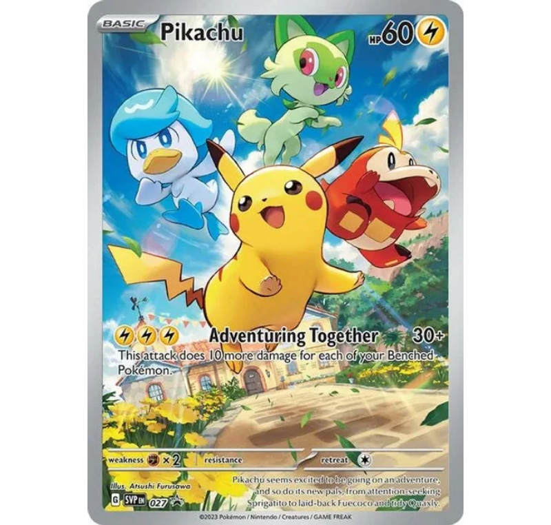 Pikachu [Paldea] #27 Pokemon Promo