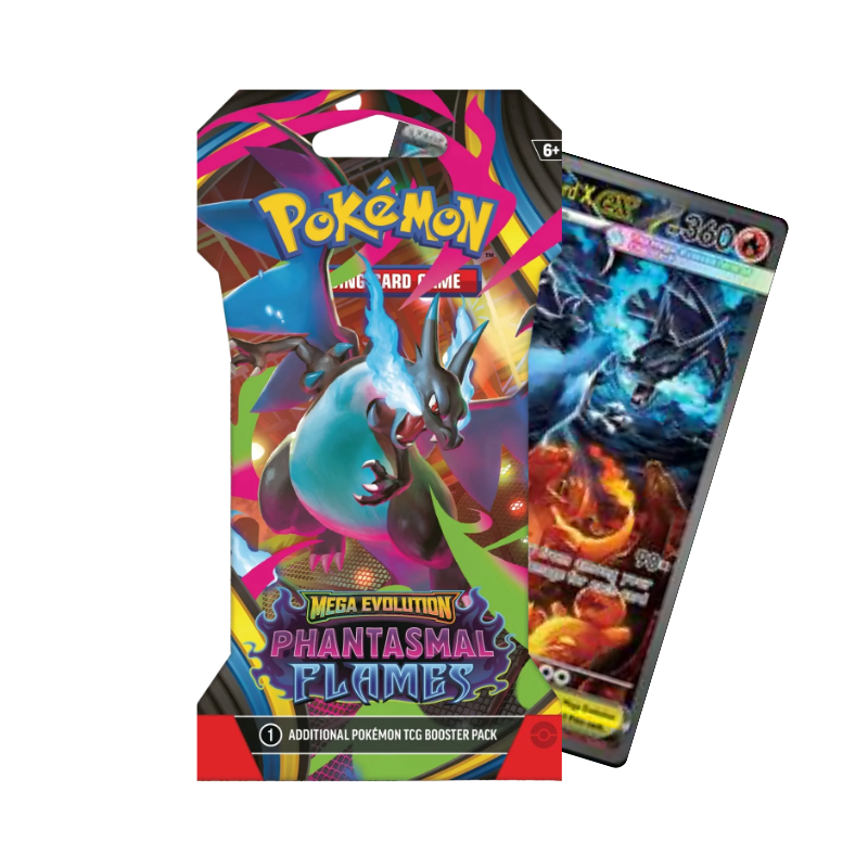LIVEBREAK - Pokémon TCG: Mega Evolution: Phantasmal Flames - Sleeved Booster pack